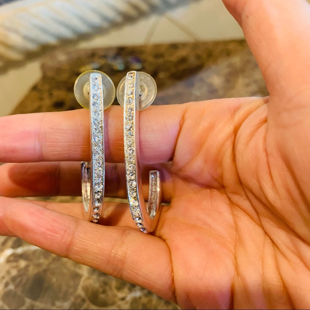 Vintage silver earrings - Picture 1 of 3